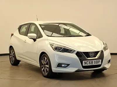 Used Nissan Micra Acenta Limited Edition 71 HP (52 kW) 2019 White Hatchback