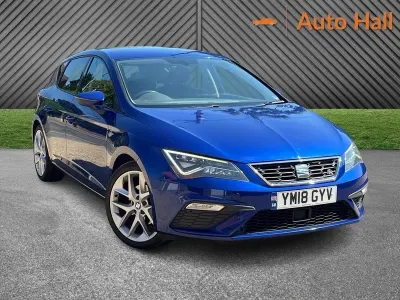 Used Seat Leon FR 2018 Blue Hatchback