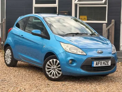 Used Ford Ka Zetec 69 HP (50 kW) 2011 Blue Hatchback