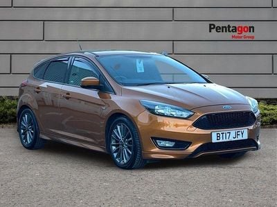 Orange Used 2017 Ford Focus ST-Line Hatchback | £6,995 (Good price)