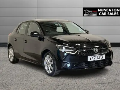 Used Vauxhall Corsa 75 HP (55 kW) 2021 Black Hatchback