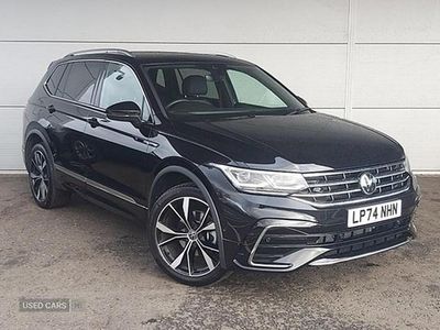Black Used 2025 VW Tiguan Allspace R-line SUV | £34,995