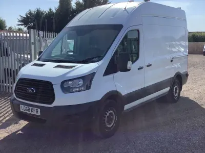 Used Ford Transit 130 HP (95 kW) 2018 White Van