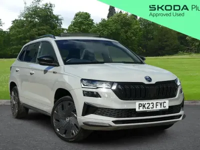 Używany Skoda Karoq SportLine 150 KM (110 kW) 2023 Szary SUV