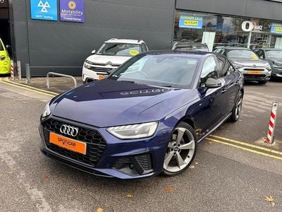 Blue Used 2020 Audi A4 Black Edition Sedan | £16,995 (Fair price)