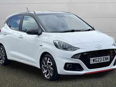 Used Hyundai i10 N Line 101 HP (74 kW) 2023 White Hatchback