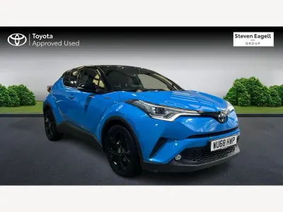 Used Toyota C-HR 122 HP (89 kW) 2018 Blue/black SUV