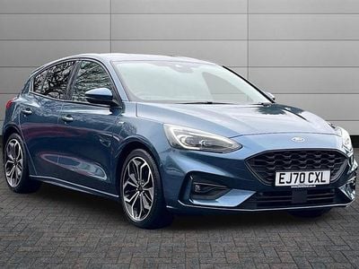 Used Ford Focus ST-Line X 155 HP (114 kW) 2020 Chrome blue Hatchback