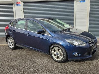 Used Ford Focus Zetec 2013 Blue Hatchback