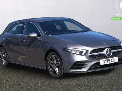 Used Mercedes A200 AMG line 163 HP (119 kW) 2019 Grey Hatchback