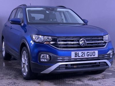 Blue Used 2021 VW T-Cross SE SUV | £15,999 (Fair price)