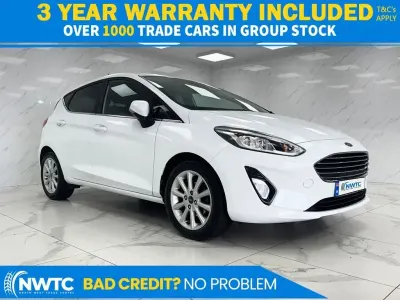 Used Ford Fiesta Titanium 100 HP (73 kW) 2018 White Hatchback