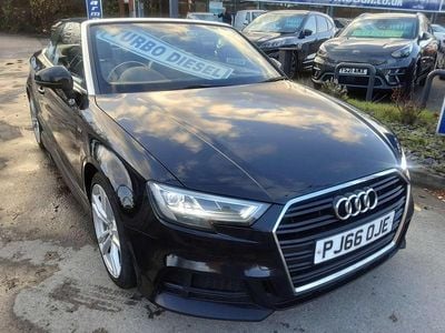 Black Used 2016 Audi A3 Cabriolet S-Line Cabriolet | £5,971 (Expensive)