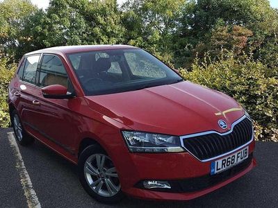 Used Skoda Fabia 70 HP (51 kW) 2018 Corrida red Hatchback