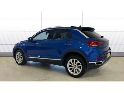 Used VW T-Roc Style 110 HP (80 kW) 2022 Blue SUV