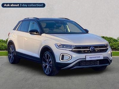 White New 2025 VW T-Roc Match SUV | £23,275 (A bit pricey)