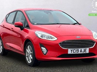 Used Ford Fiesta Zetec 86 HP (63 kW) 2019 Red Hatchback