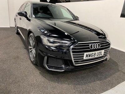 Used Audi A6 S-Line 204 HP (150 kW) 2018 Black Estate