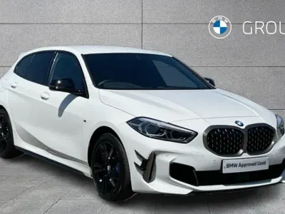 Used BMW M135 M Sport 306 HP (225 kW) 2020 White Hatchback