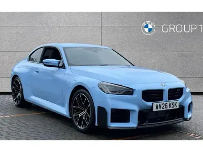 Begagnad BMW M2 Comfort Edition 480 HK (353 kW) 2026 Blå Sportkupé