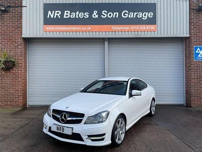 Used Mercedes C220 AMG 170 HP (125 kW) 2014 White Coupe
