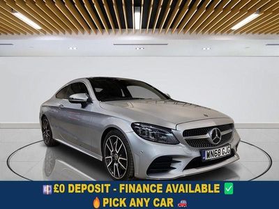 Silver Used 2018 Mercedes C300 AMG line Coupe | £15,299 (A bit pricey)