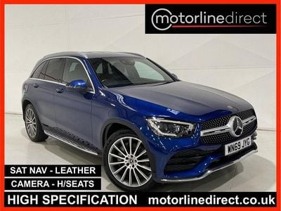 Blue Used 2019 Mercedes GLC220 AMG line SUV | £21,945 (Fair price)