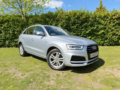 Used Audi Q3 S-Line 150 HP (110 kW) 2017 Silver SUV