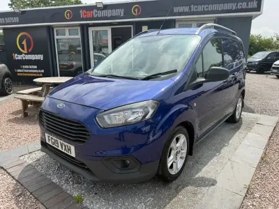 Used Ford Transit Trend 100 HP (73 kW) 2019 Blue Van