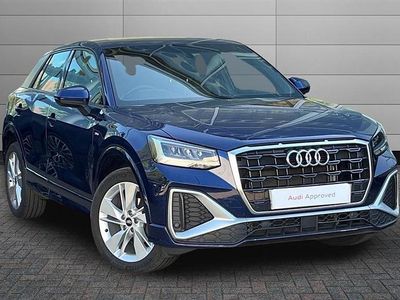 Used Audi Q2 S-Line 150 HP (110 kW) 2022 Navarra blue SUV