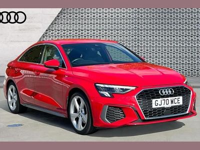 Used Audi A3 S-Line 147 HP (108 kW) 2020 Red Sedan
