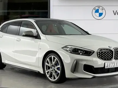 Used BMW M135 Comfort Edition 306 HP (225 kW) 2024 White Hatchback