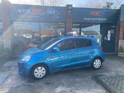 Used Mitsubishi Mirage 79 HP (58 kW) 2014 Blue Hatchback