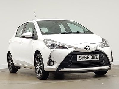 White Used 2019 Toyota Yaris Hatchback | £8,998 (Fair price)