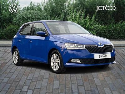 Used Skoda Fabia SE 58 HP (42 kW) 2020 Blue Hatchback