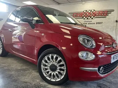 Used Fiat 500C Lounge 105 HP (77 kW) 2015 Red Cabriolet