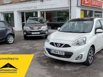 Begagnad Nissan Micra Tekna 80 HK (58 kW) 2014 Vit Halvkombi