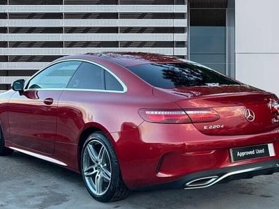 Red Used 2021 Mercedes E220 AMG line Coupe | £24,685 (Good price)