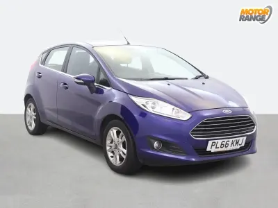 Used Ford Fiesta Zetec 100 HP (73 kW) 2017 Blue Hatchback