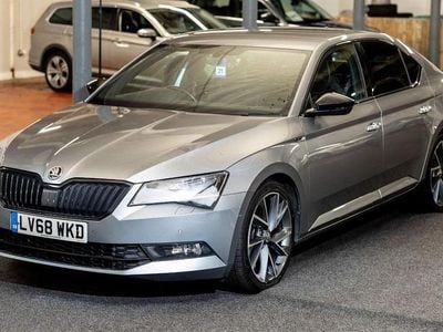 Used Skoda Superb SportlinePlus 150 HP (110 kW) 2019 Grey Hatchback