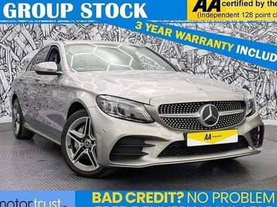 Used Mercedes C300 AMG Line Premium 245 HP (180 kW) 2019 Silver Sedan