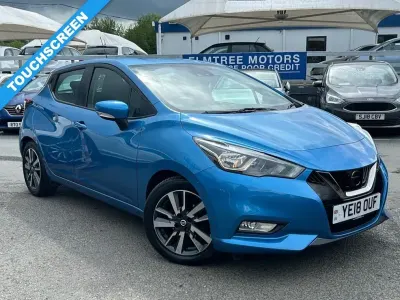 Usado Nissan Micra Acenta Limited Edition 90 HP (66 kW) 2018 Azul Citadino