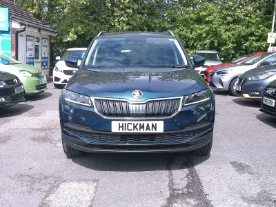 Used Skoda Karoq SE L 115 HP (84 kW) 2019 Blue SUV