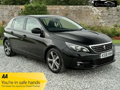 Używany Peugeot 308 Allure 130 KM (95 kW) 2018 Czarny Hatchback
