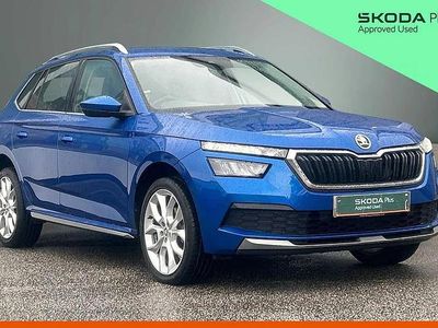 Used Skoda Kamiq SE L 115 HP (84 kW) 2021 Race blue metallic SUV