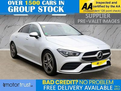 Used Mercedes CLA200 AMG line 163 HP (119 kW) 2020 Silver Coupe