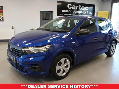 Blue Used 2021 Dacia Sandero Essentiel Hatchback | £9,489 (Fair price)