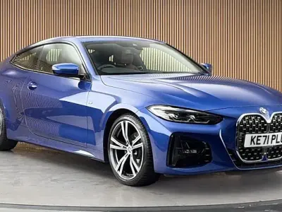 Used BMW 420 Coupé M Sport 184 HP (135 kW) 2022 Blue Coupe