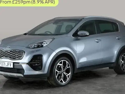 Used Kia Sportage GT-Line 136 HP (100 kW) 2021 Silver SUV