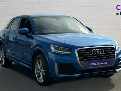 Used Audi Q2 S-Line 150 HP (110 kW) 2019 Ara blue SUV
